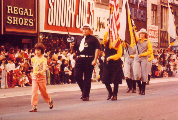 Smokey Joe's, State Street parade, Chicago, 1977, gangster image